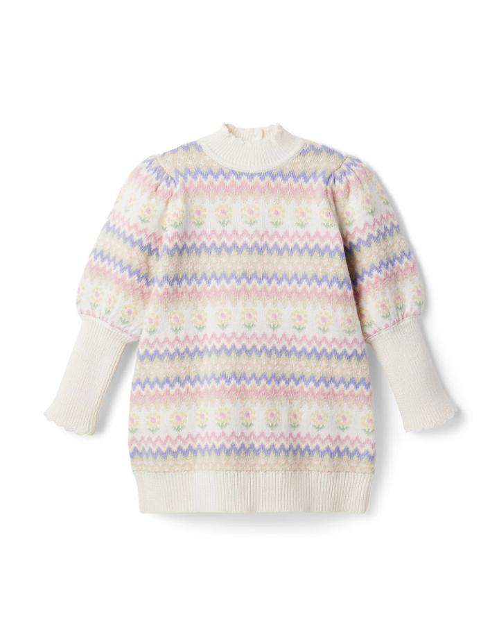 Fair Isle Sweater Dress