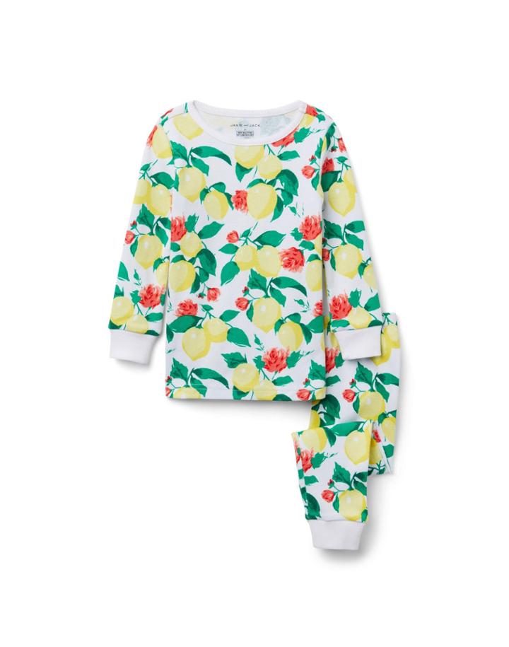 Lemon Pajama Set