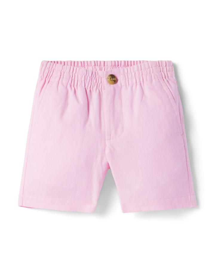 Linen-cotton Pull-on Short
