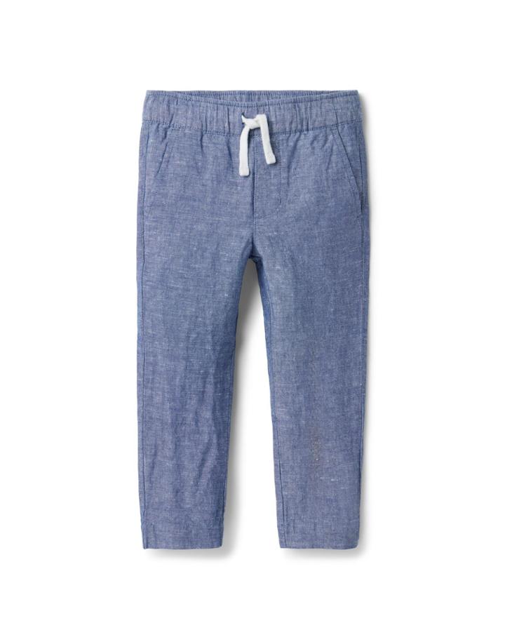 Linen Pull-on Pant