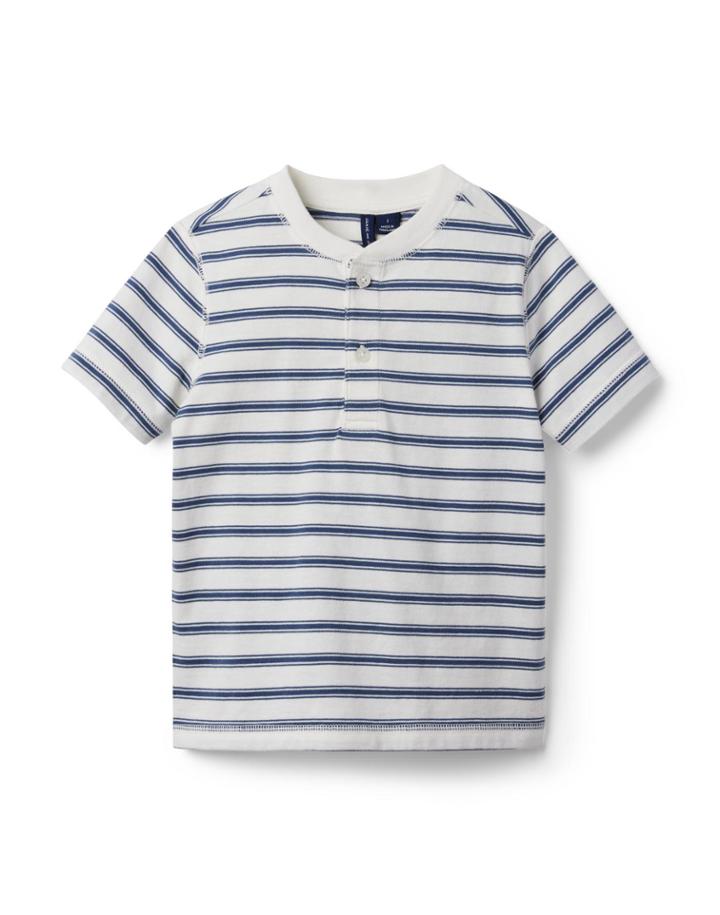 Striped Jersey Henley