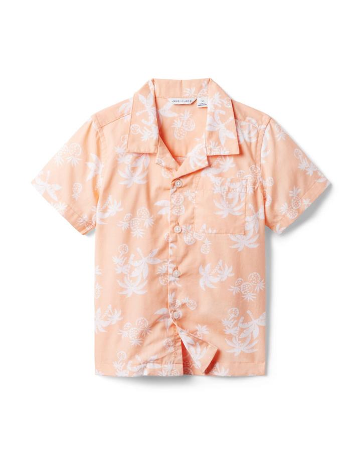 Pineapple Palm Cabana Shirt
