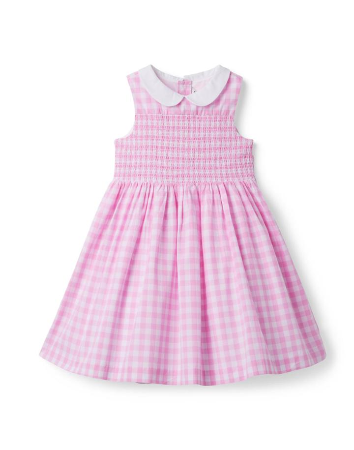 The Charlotte Gingham Smocked Sundress
