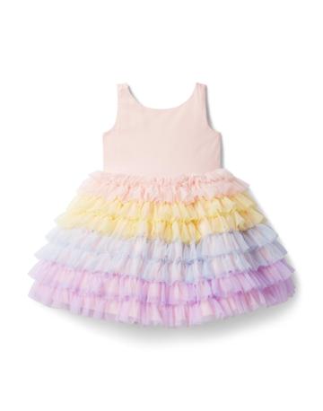 Birthday Rainbow Tulle Dress