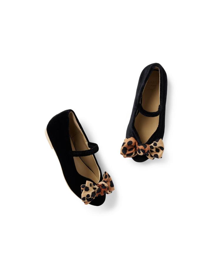 Leopard Bow Flat