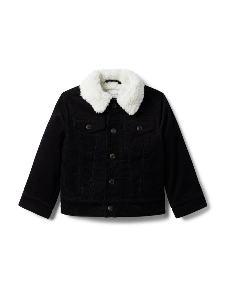 Corduroy Sherpa Collar Trucker Jacket