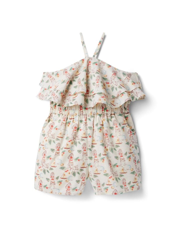 Disney Moana Halter Ruffle Romper