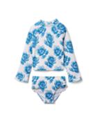 Floral Rash Guard Set