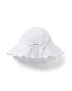 Scalloped Bow Sun Hat
