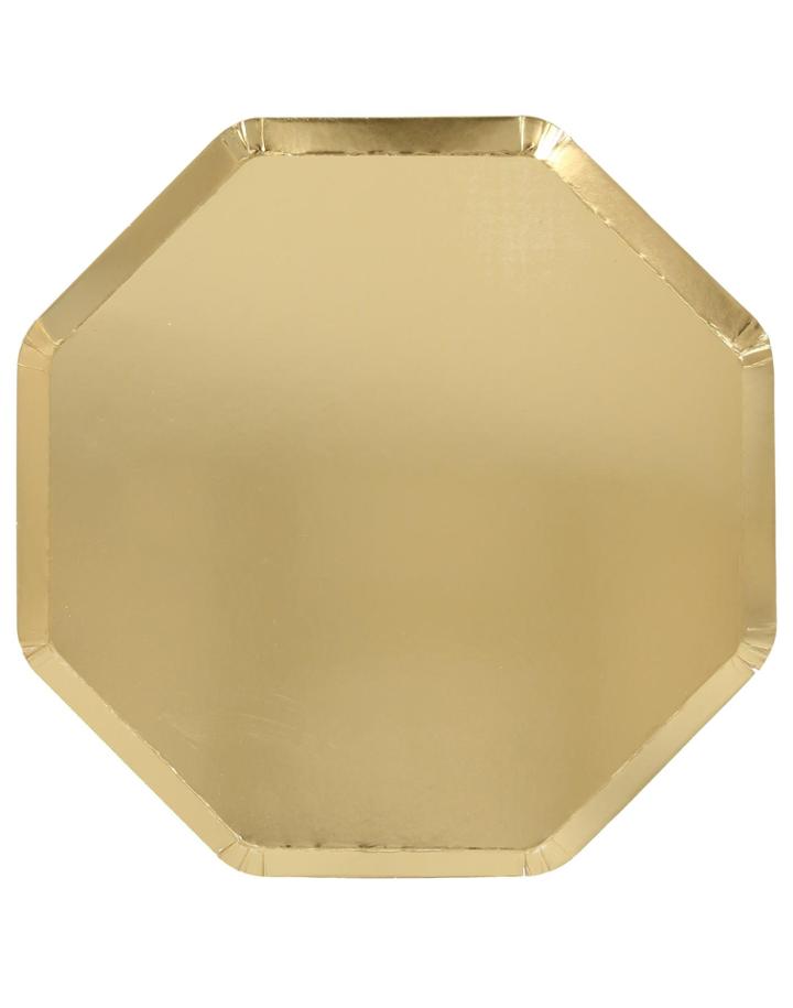 Meri Meri Gold Dinner Plate Set