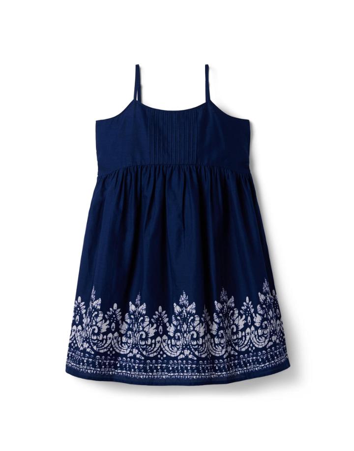 Border Print Sundress