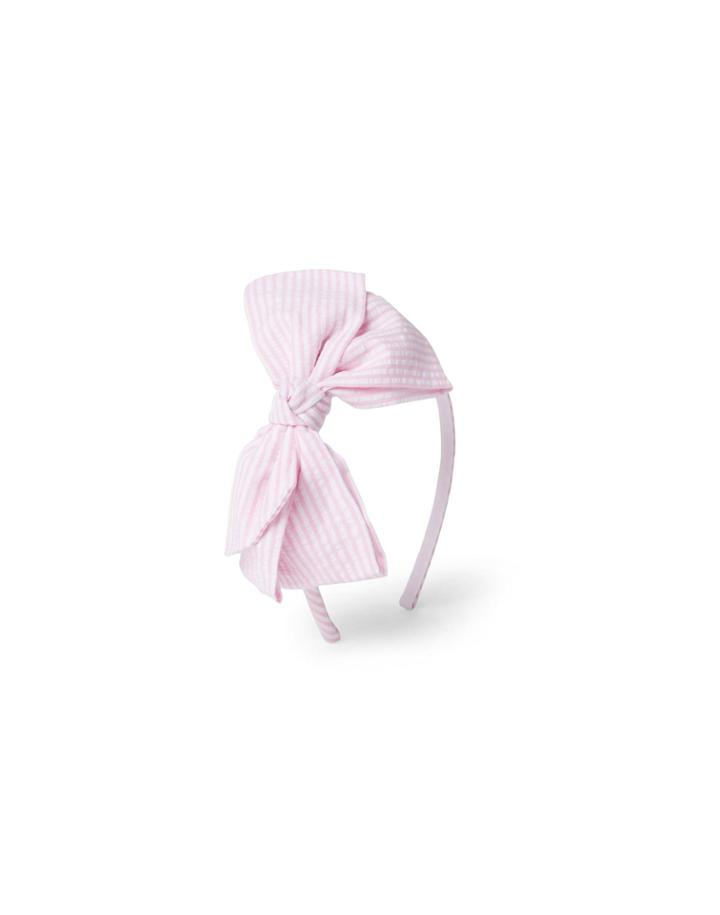 Seersucker Bow Headband
