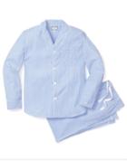 Petite Plume Men's French Blue Seersucker Pajama Set