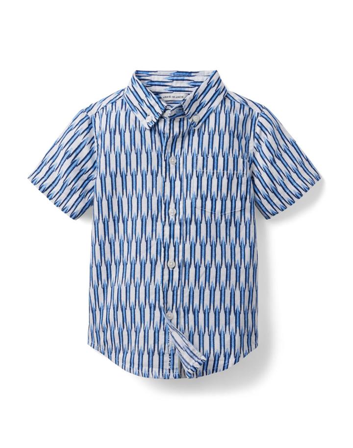 Ikat Linen Shirt