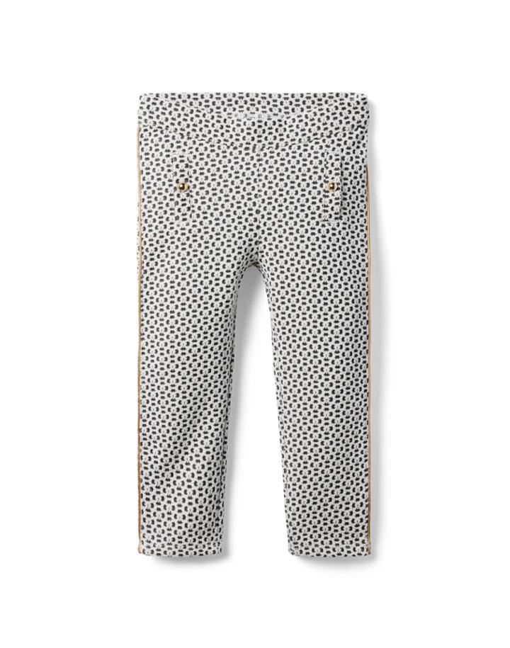 Geo Floral Jacquard Pant