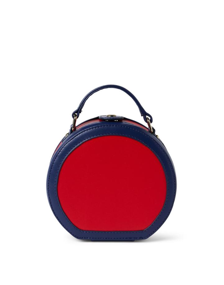 Colorblocked Round Purse