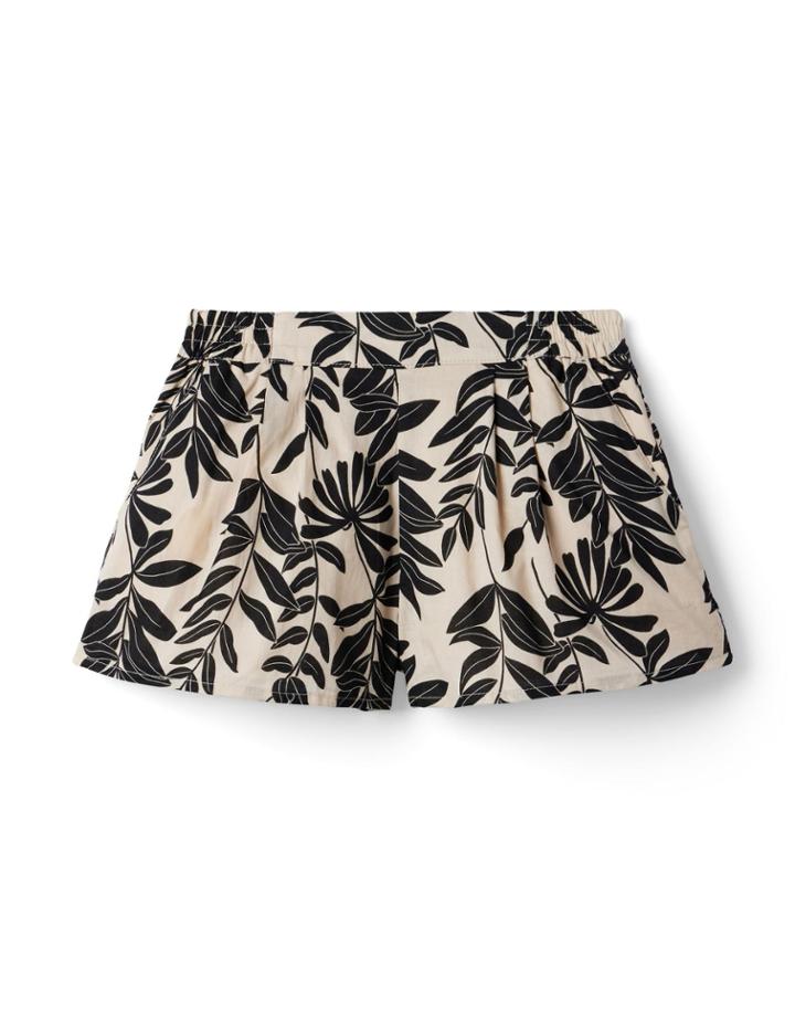 Palm Floral Pull-on Short