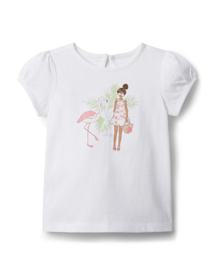 Flamingo Girl Tee
