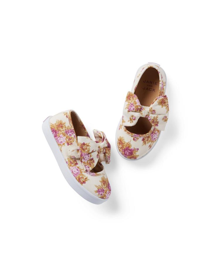 Floral Bow Sneaker