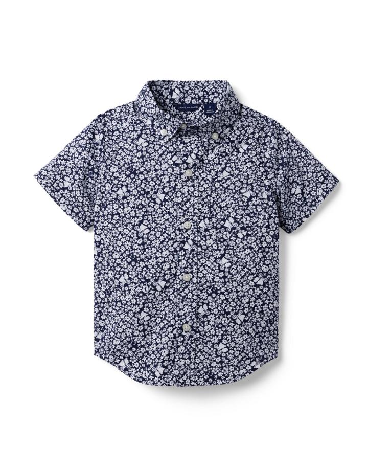 E.t. Floral Poplin Shirt