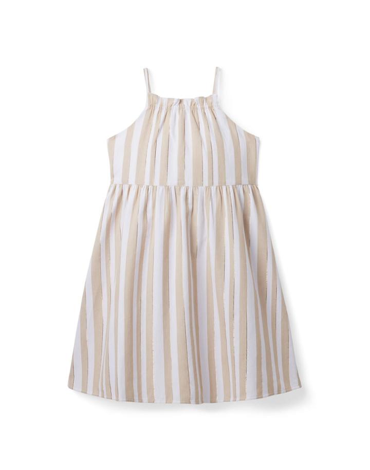 Metallic Striped Sundress