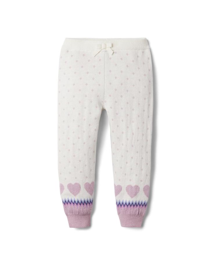 Fair Isle Heart Sweater Jogger