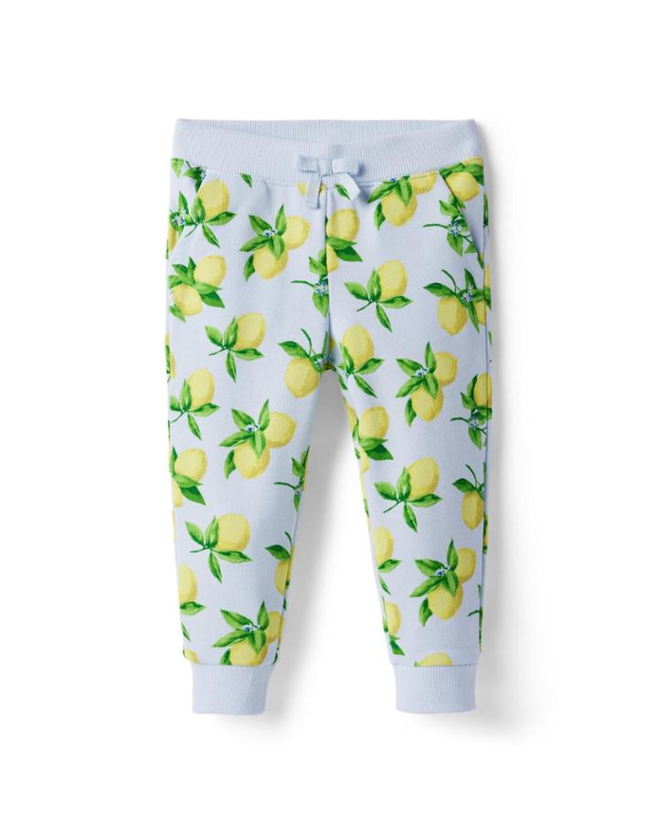Lemon French Terry Jogger