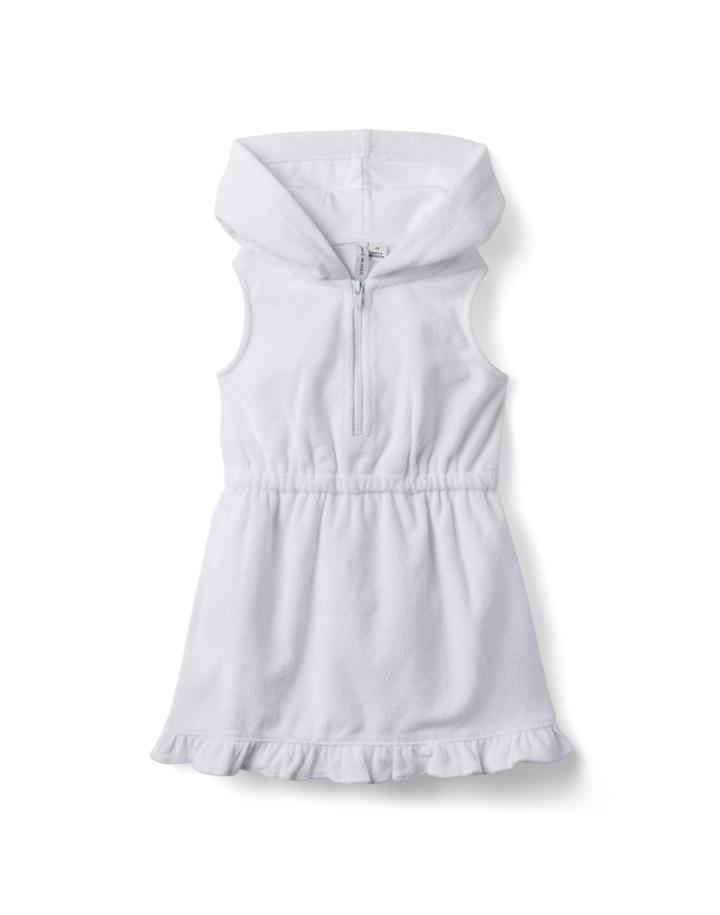 Hooded Terry Swim Cover-up