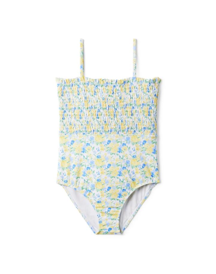 Floral Smocked Recycled Swimsuit
