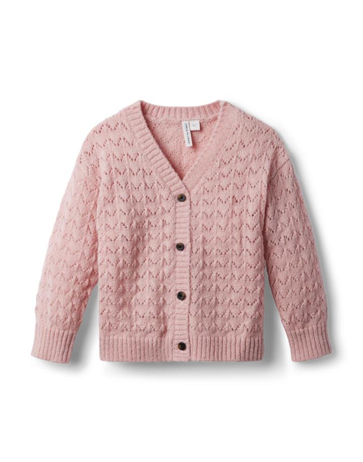 Pointelle Cardigan