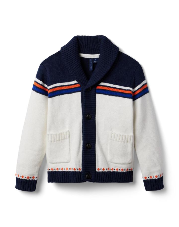 Fair Isle Ski Cardigan