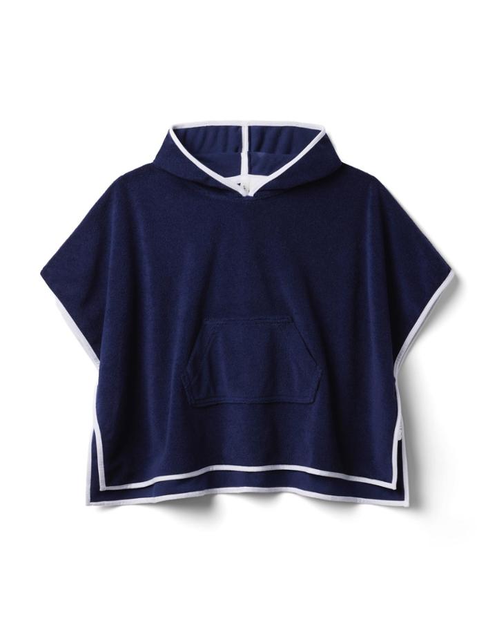 Kaavia James Hooded Terry Poncho Cover-up