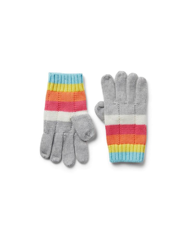 Rainbow Stripe Gloves Or Mittens