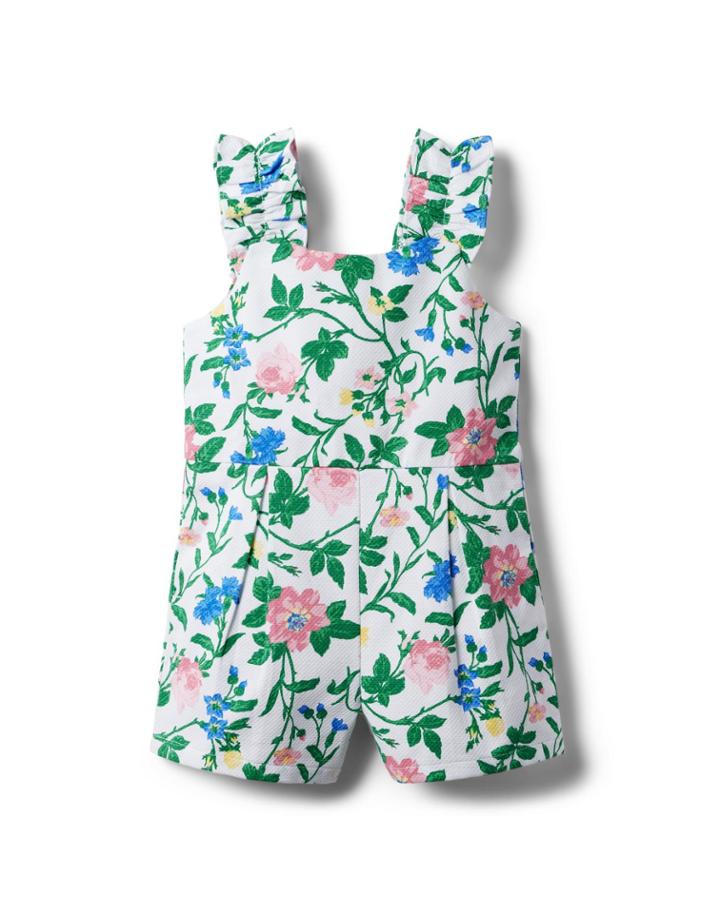 Floral Pique Romper