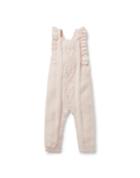Baby Heart Ruffle Sweater Overall