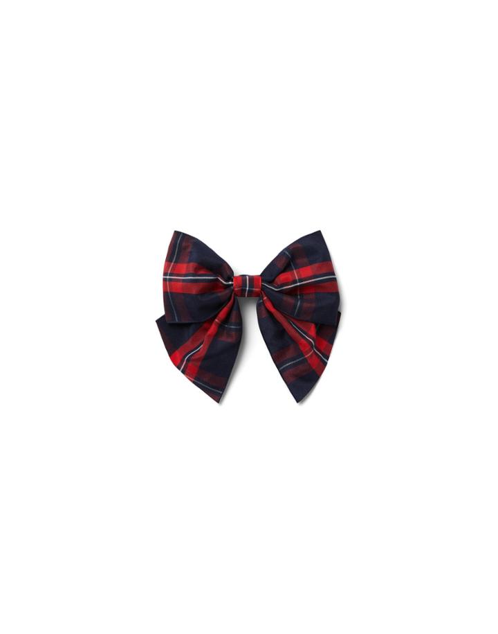 Plaid Bow Barrette