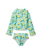 Lemon Rash Guard Set