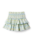 The Hailey Floral Smocked Skirt