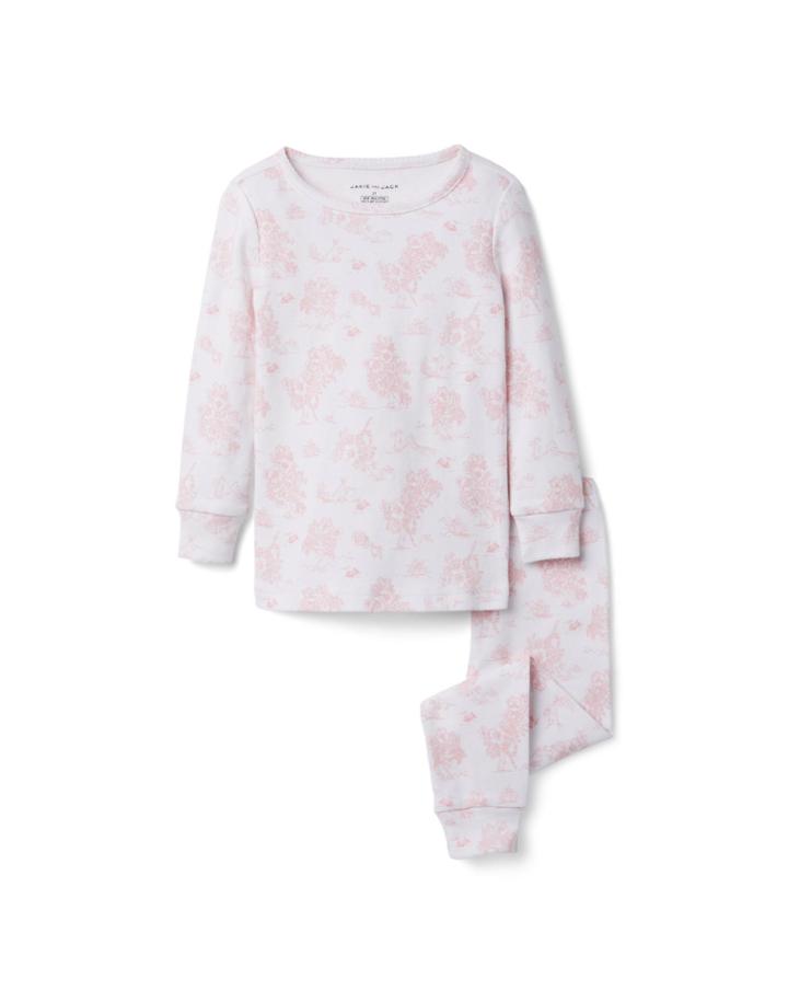 Bunny Toile Pajama Set