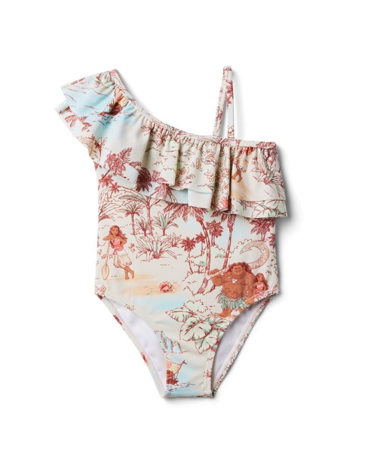 Disney Moana Beyond The Sea Ruffle Swimsuit