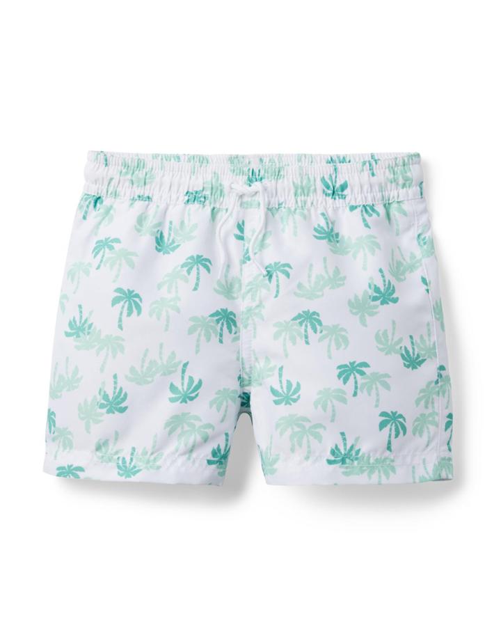 Palm Tree Recycled Swim Trunk