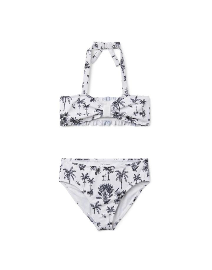 Palm Toile 2-piece Swimsuit