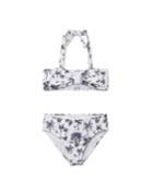 Palm Toile 2-piece Swimsuit