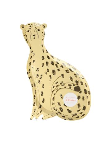 Meri Meri Safari Cheetah Plate Set