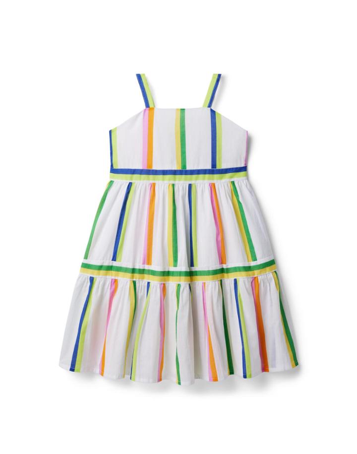 Kaavia James Striped Midi Dress