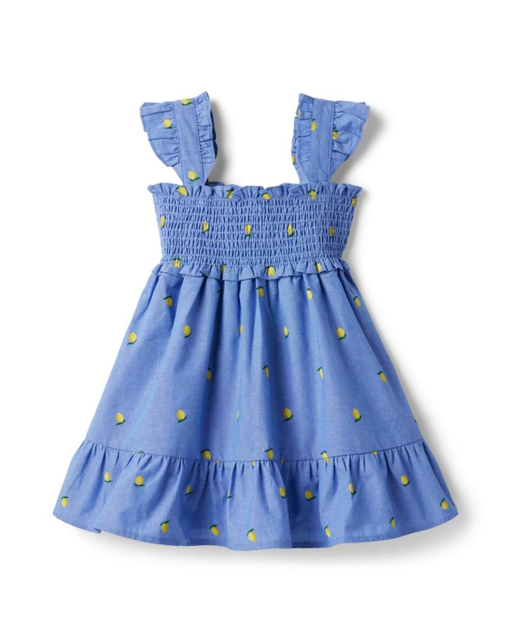 The Emily Lemon Smocked Sundress