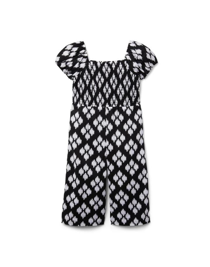 Ikat Smocked Jumpsuit