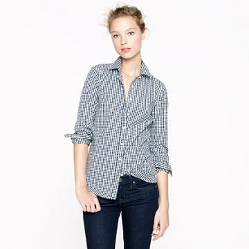 Stretch Perfect Shirt In Medium Gingham