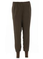 Cooper Silk Pant Olive