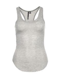 Cleo Tank White-black
